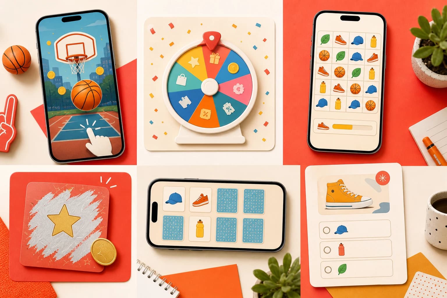 A collection of original branded game concepts generated for Munch Studio